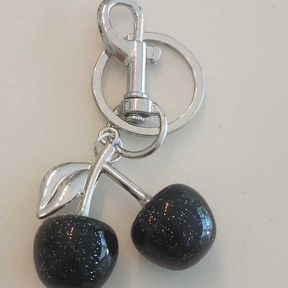 Bag Charms Key Rings..Fun Cherries You Choose Color! New! - Picture 4 of 7